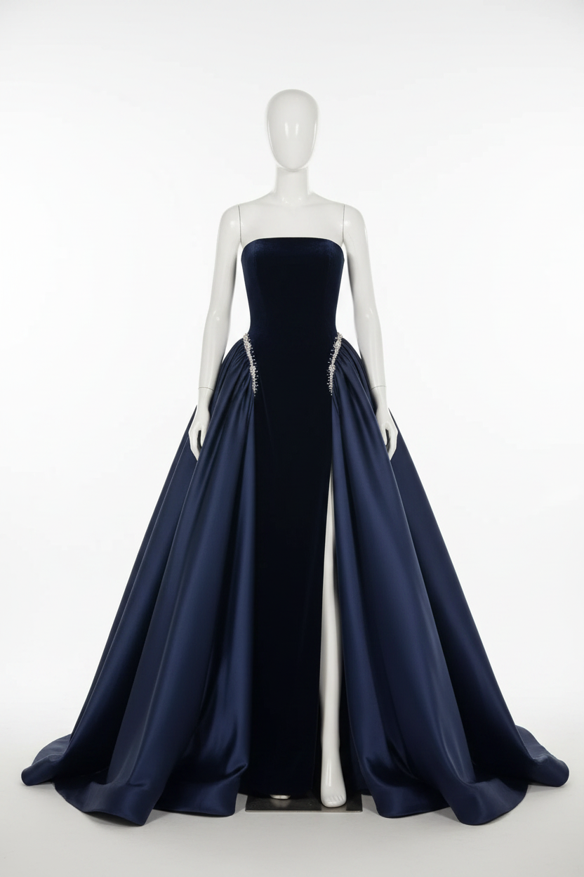 Adele Strapless Ball Gown