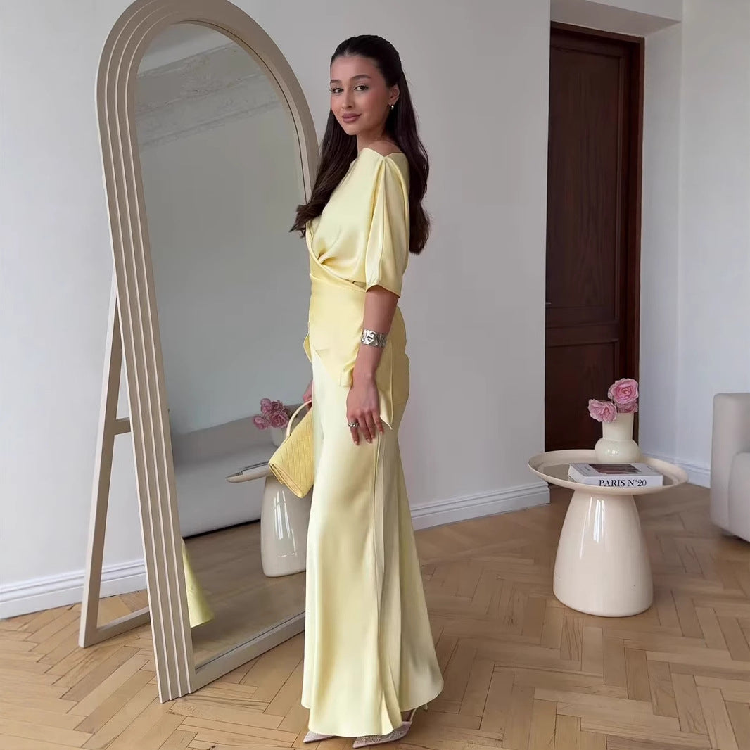 Shuvee Sleeve Long Dress Set Women's Dress