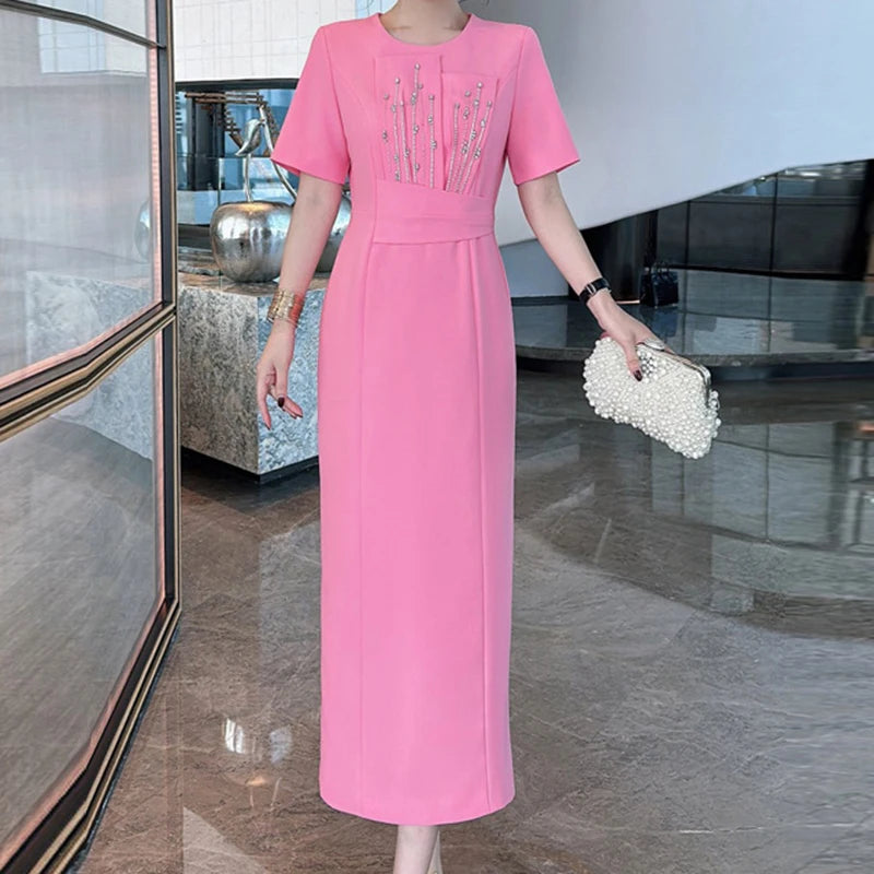 Abla Girdle Wrap Dress