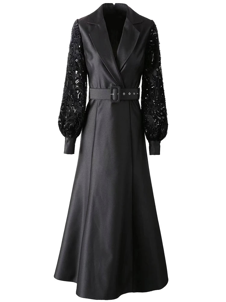 Camila Notched Sleeve Dress