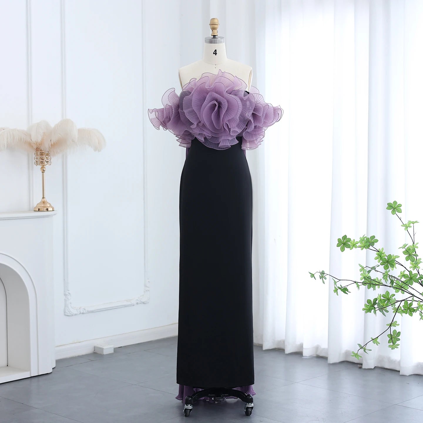 3D Flower Mermaid Dress