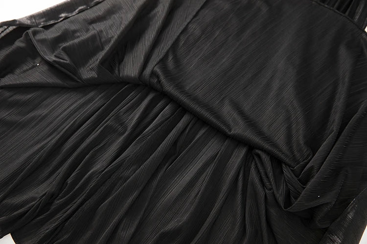 Vienna Metallic Pleated Dress