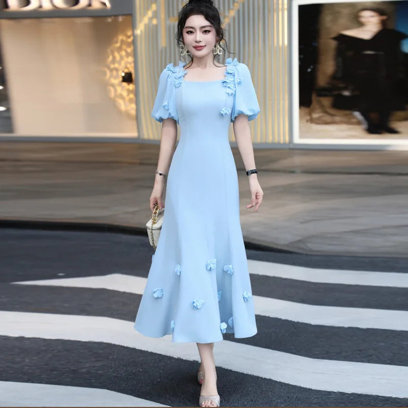 Zoya Puff Sleeve Dress