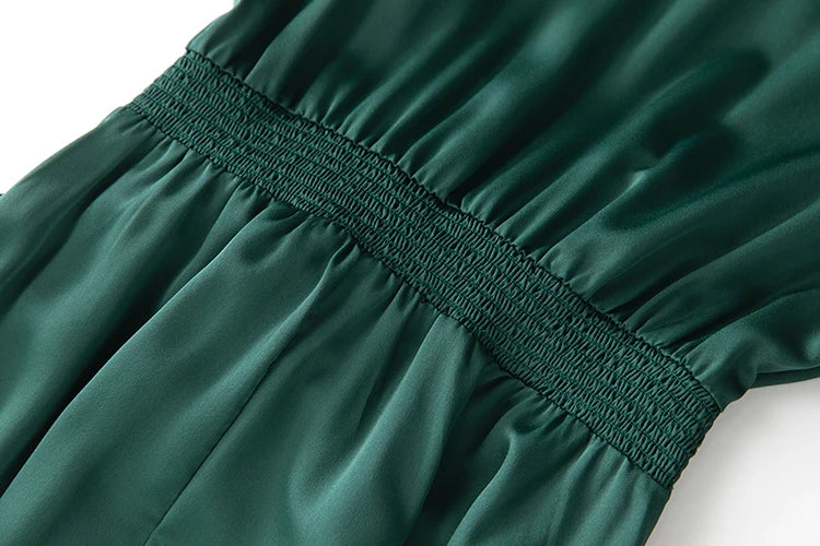 Zelina V-Neck Short Sleeve Dress