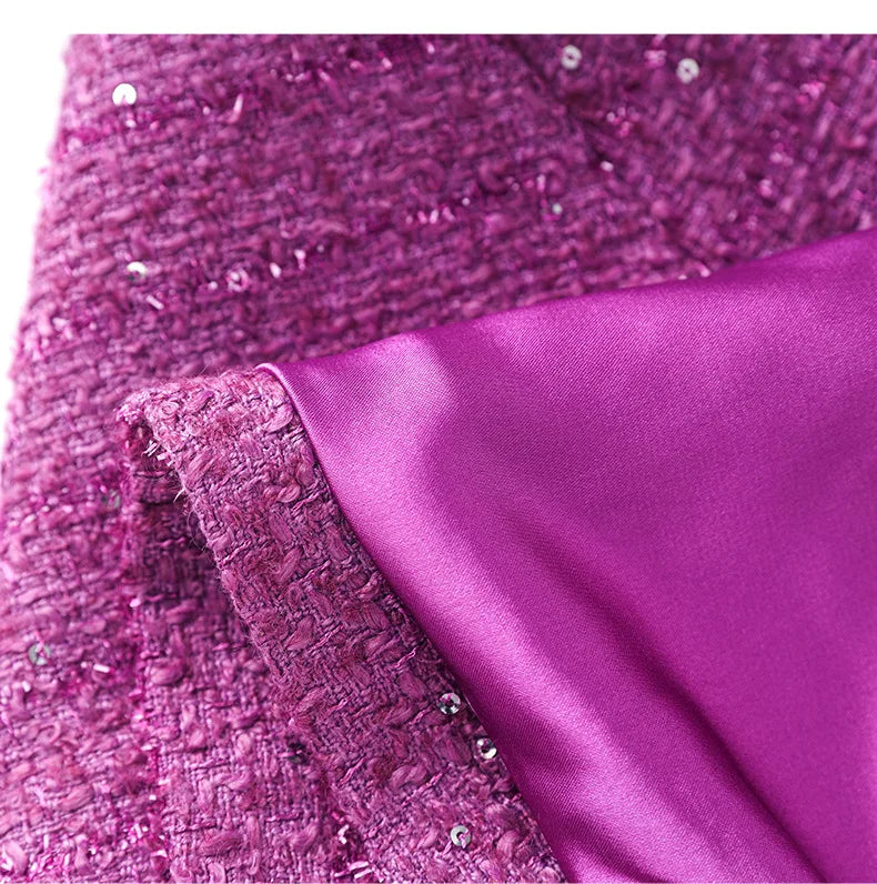 Adah Tweed Woolen Dress