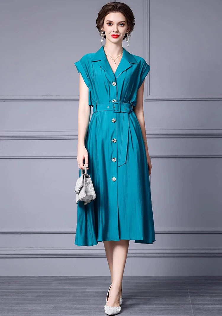 temperament chiffon long dress Chiffon dress autumn 2023 new fashion temperament printed high waist s Lee Nhi Boutique