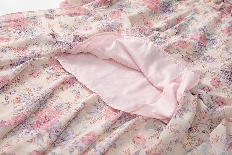 Dream Vintage Floral Print Dress