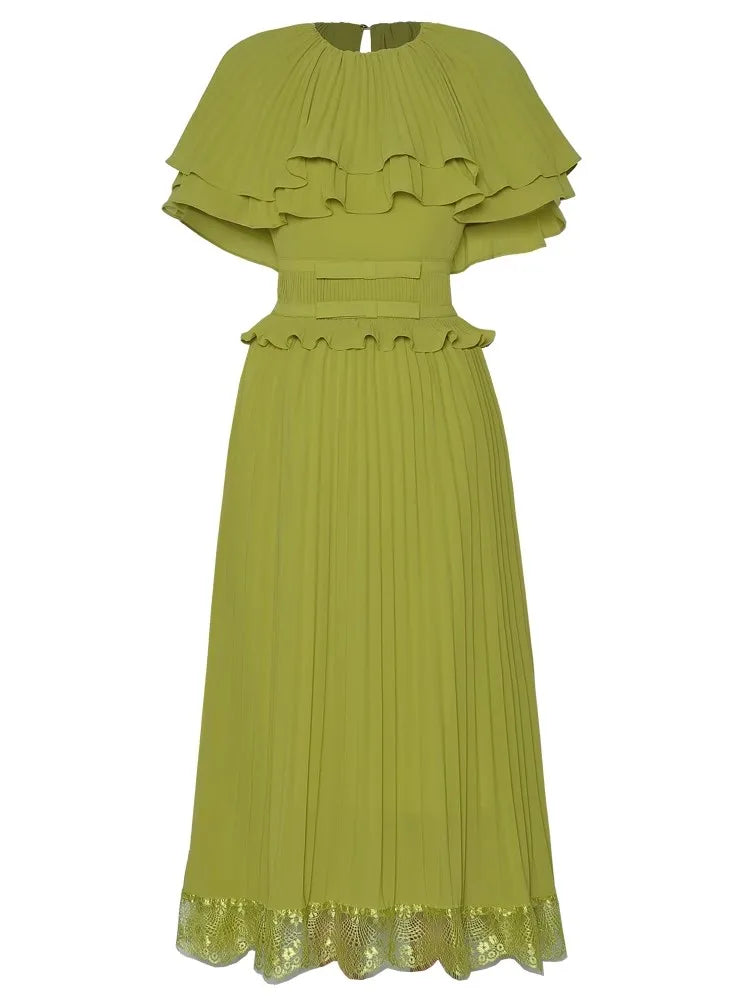 Yalina Pleated Dress
