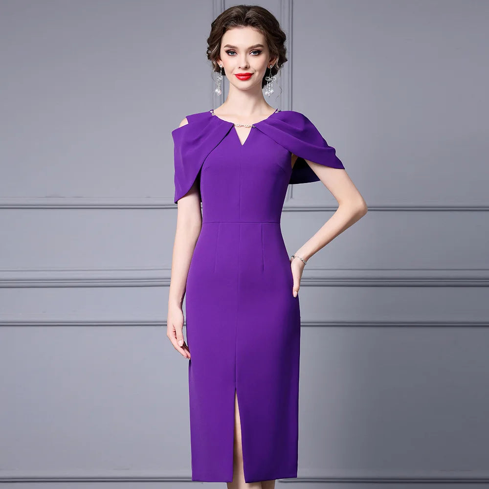 Lyra Empire Slim Casual Style Pencil Dress