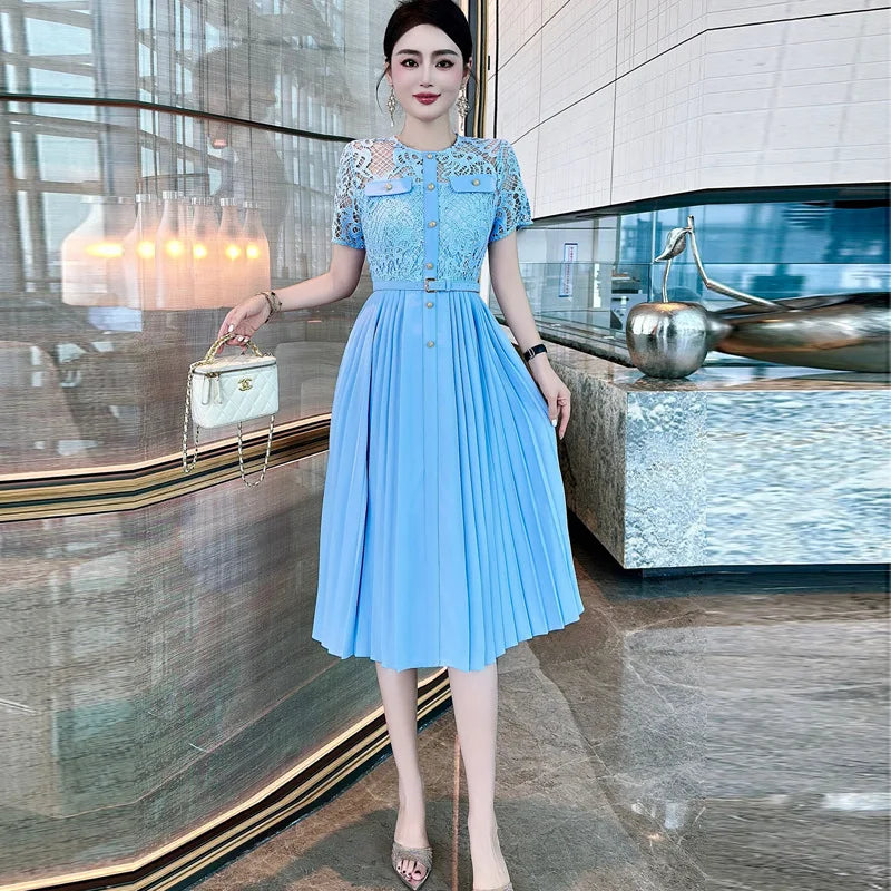 Sana Floral Hollow Out Dress