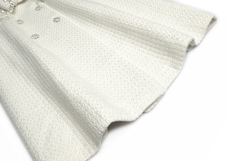 معطف أليسيا الشتوي المصنوع من مزيج الصوف الفاخر ذو الصدر المزدوج