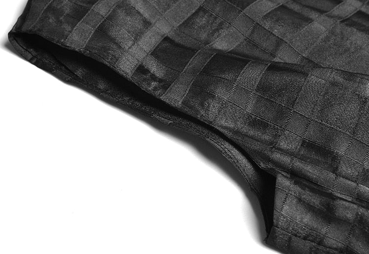 Toni Lace up Plaid Ball Dress