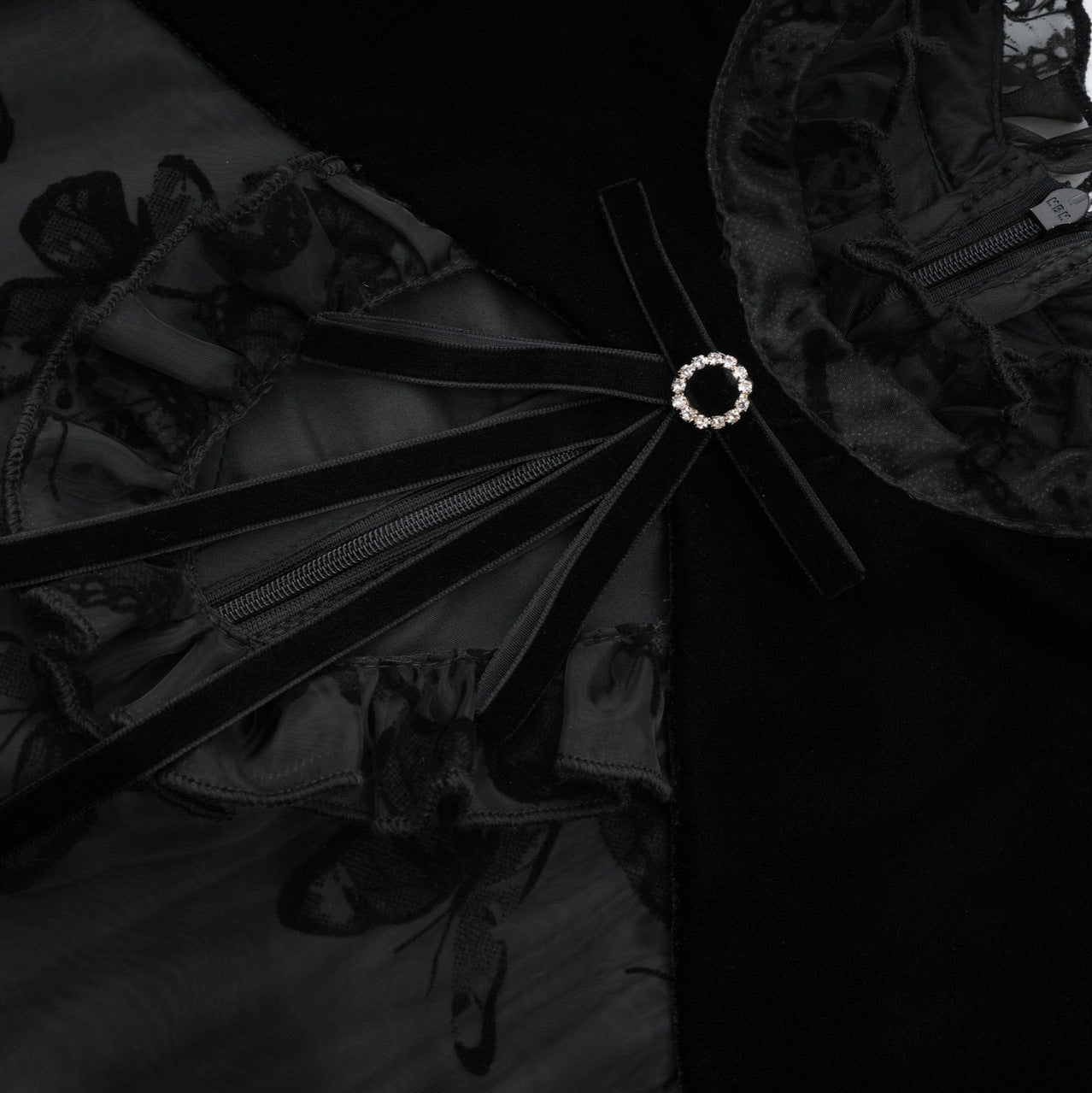 Mila Tiered Silhouette Organza Dress