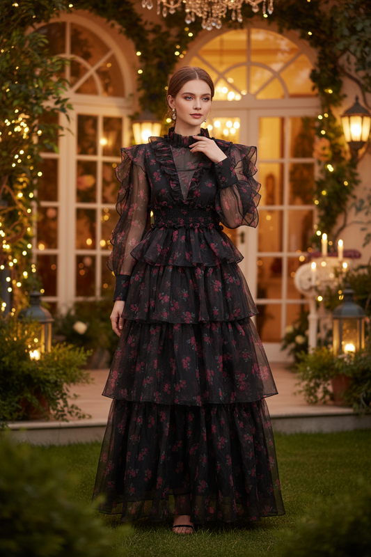 Odette  Cake Layered Dress