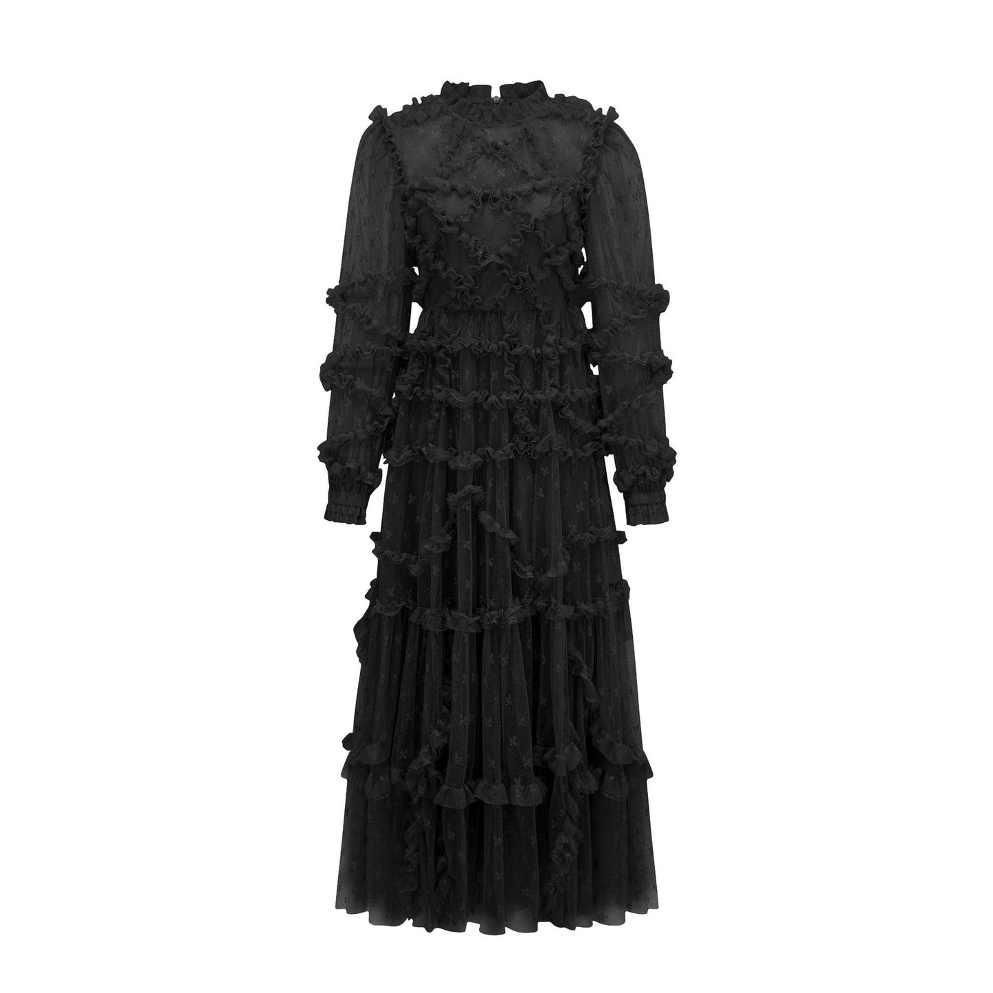 Ruby Embroidered Lace Trim Dress