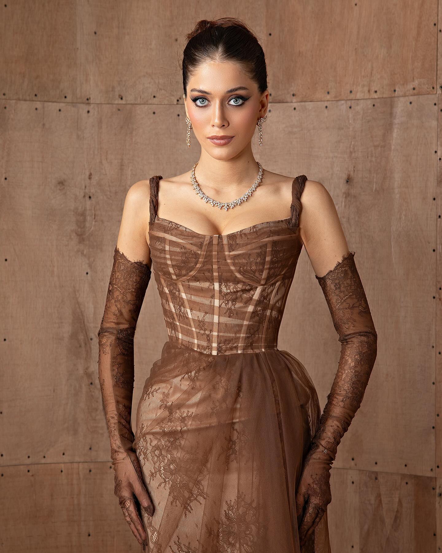 Bobbie Brown Strap Dubai Evening Dress