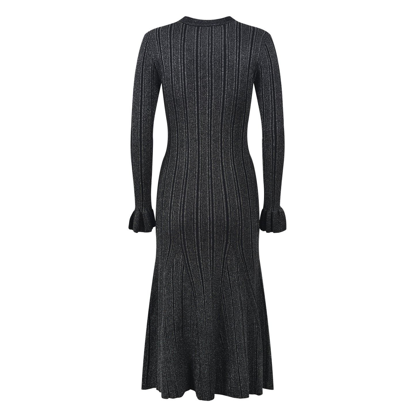 Eleana single breasted slim knit dress for women