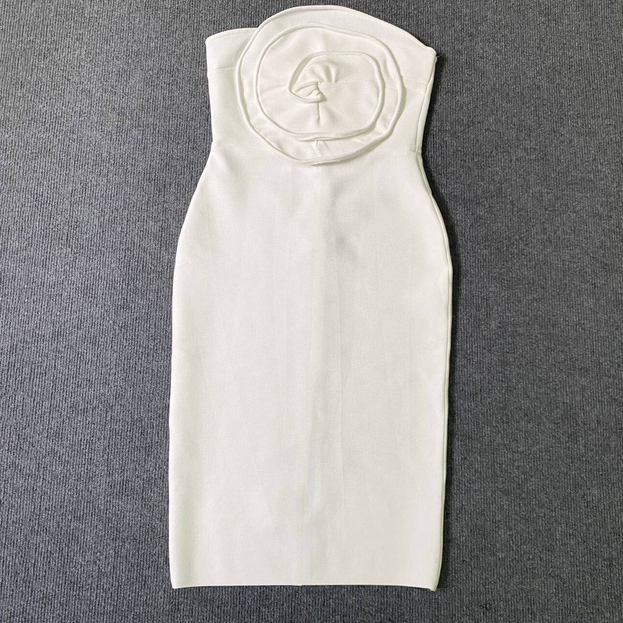 Serena white floral bandage dress socialite party dress French dress