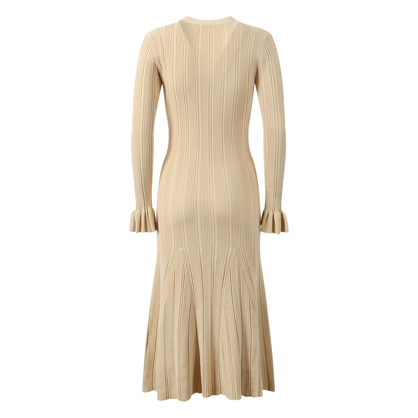 Eleana single breasted slim knit dress for women