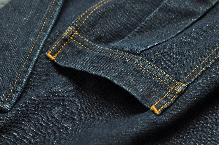 Brianna  Spliced Gradient High Waist Denim Dress