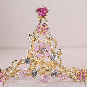 Tiara Gold Crown Jewelry Hair Accessories
