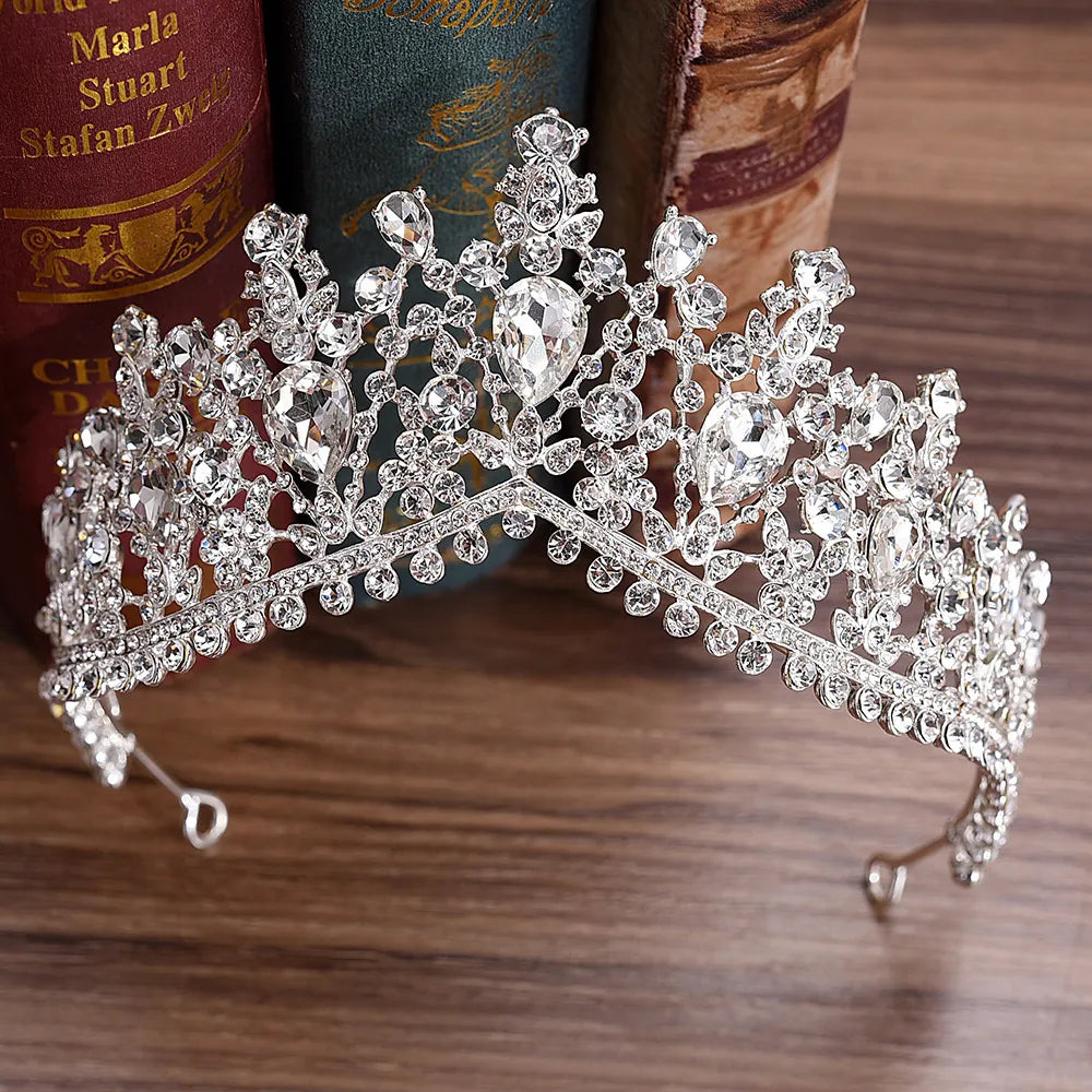 Red Rhinestone Tiara