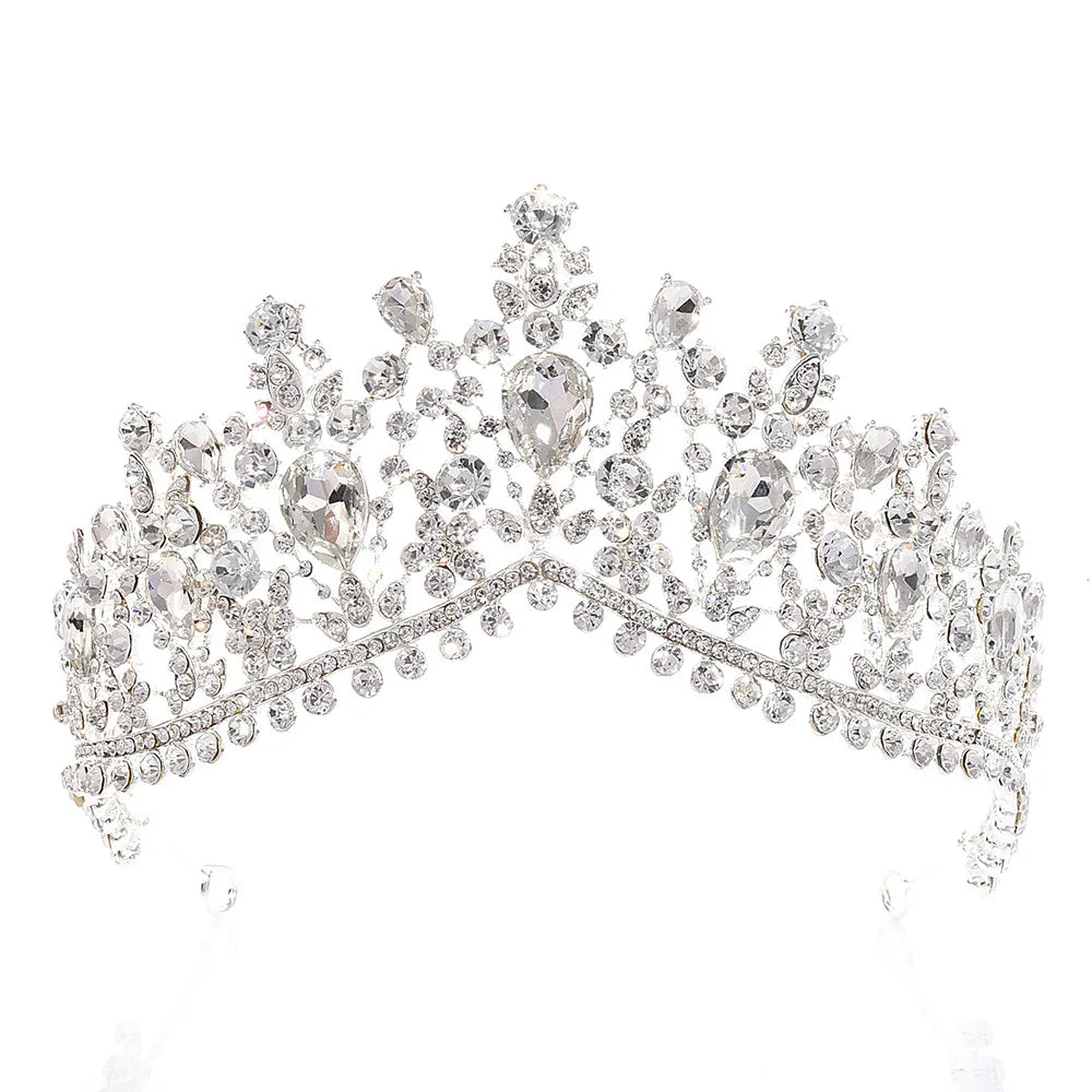 Red Rhinestone Tiara