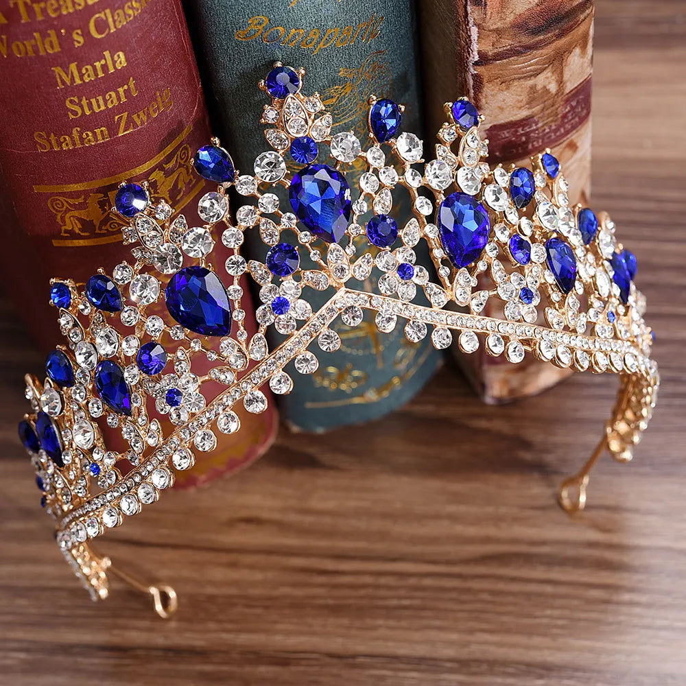 Red Rhinestone Tiara