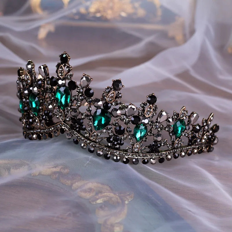 Red Rhinestone Tiara