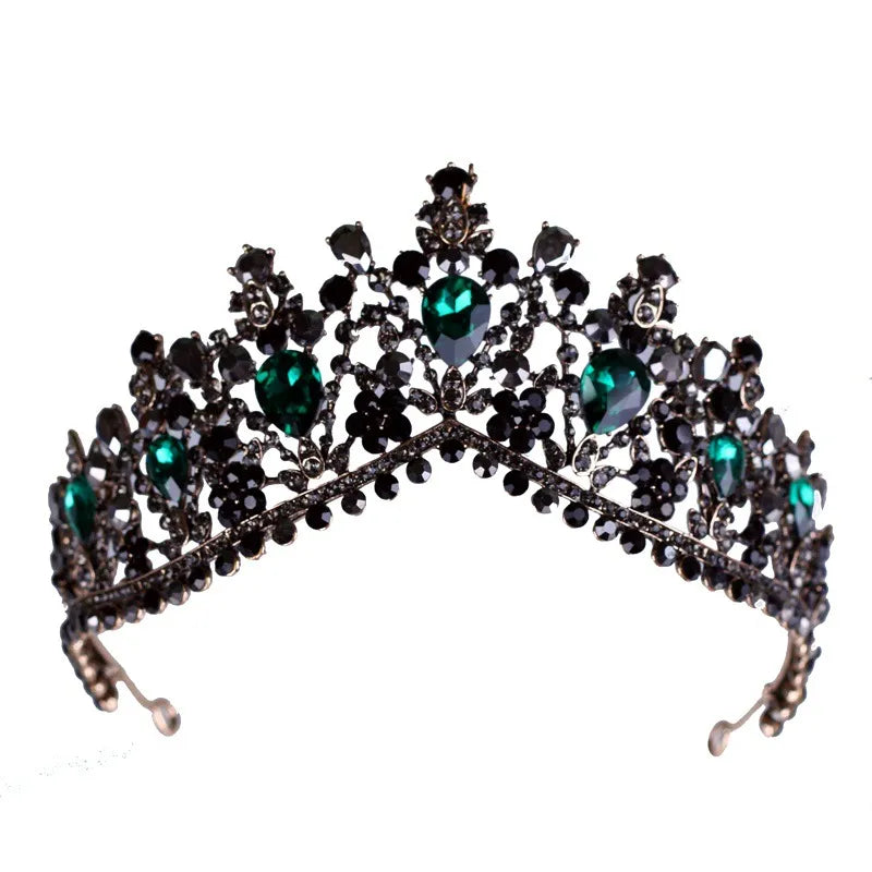 Red Rhinestone Tiara