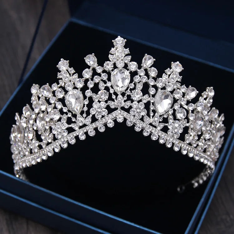 Red Rhinestone Tiara