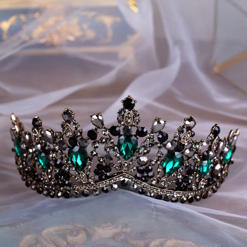 Red Rhinestone Tiara