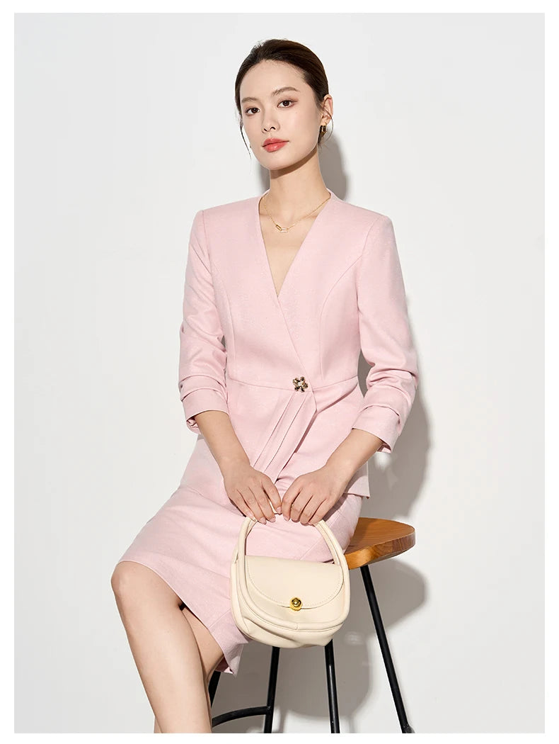 Amara Blazer Skirt Suit 2 Piece Matching Set