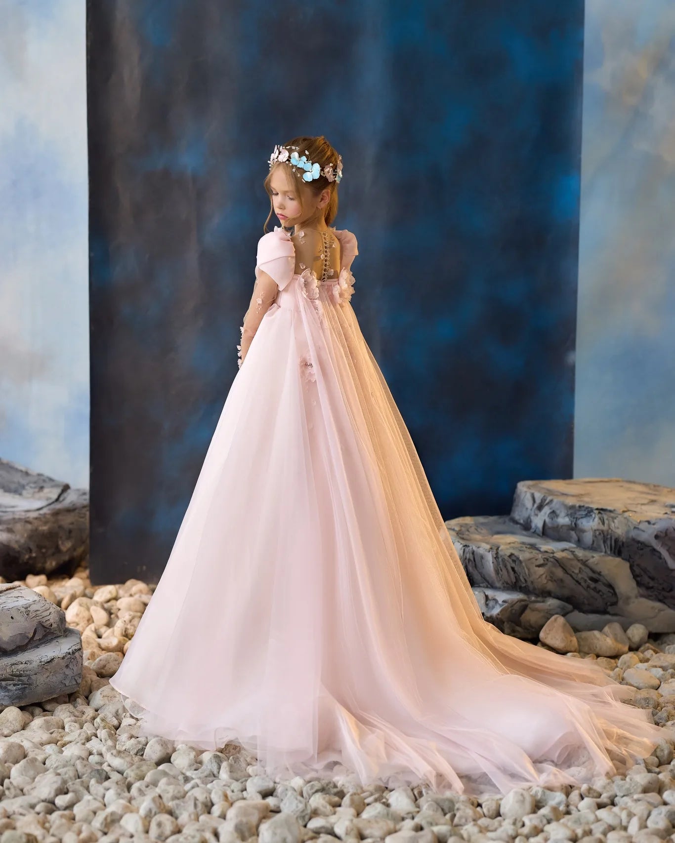 Lella Flower Birthday Party Gown Girl Dress