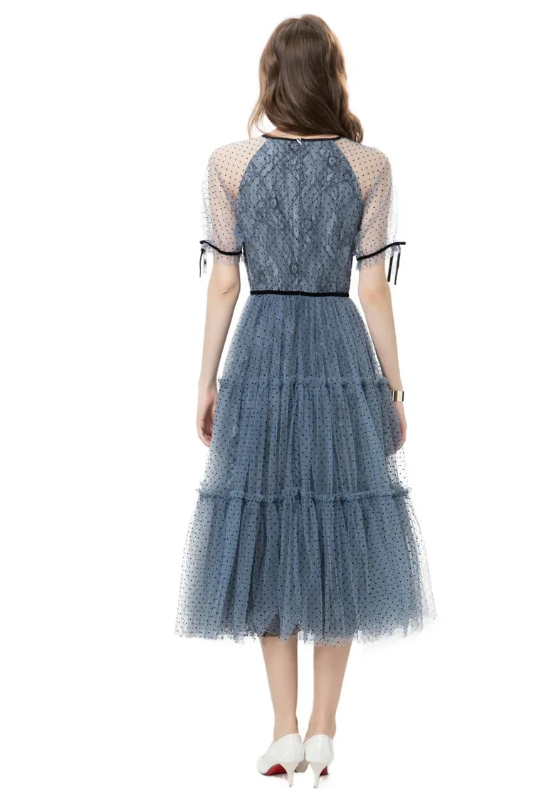 Ashley French Mesh Dress