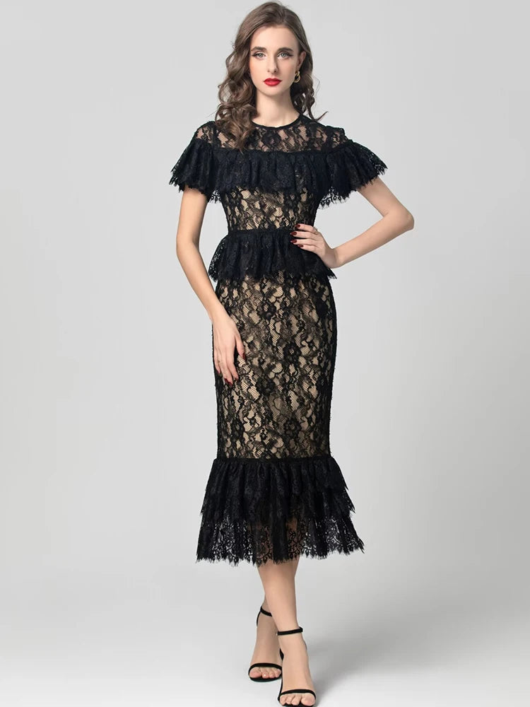 Ginevra Lace Mermaid Dress