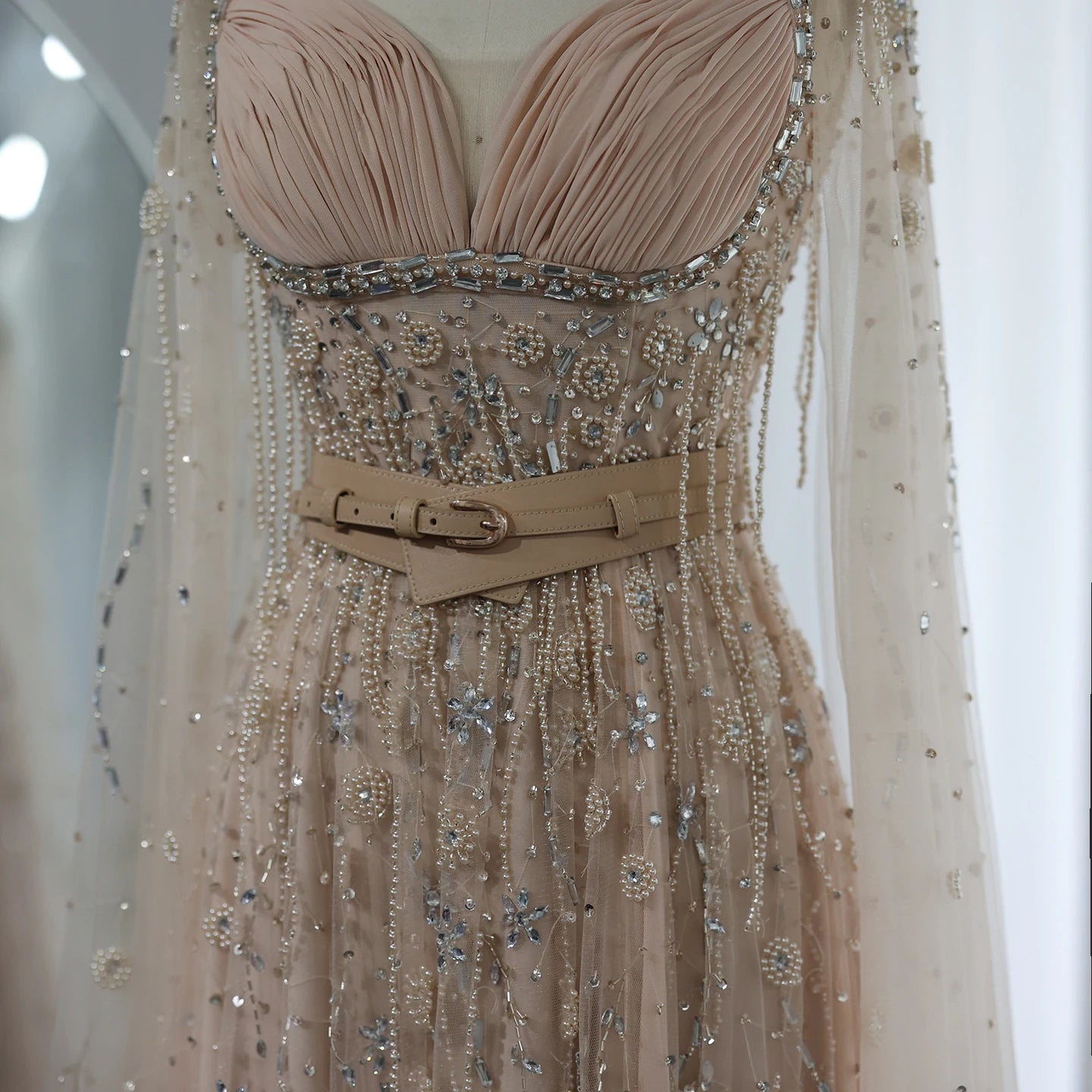 Sofia Champagne Dubai Evening Dress