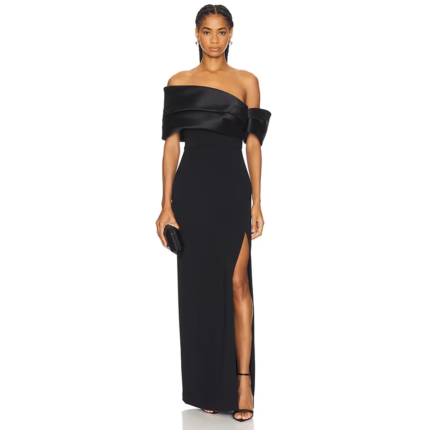 Charissa Dubai Evening Dress with High Side Slit