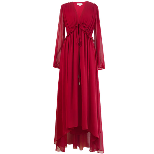 Vida Fashion Runway Red Vintage Party Dress