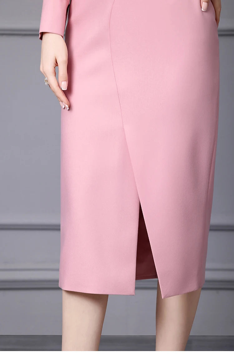 Marie Pink Elegant Party Dress