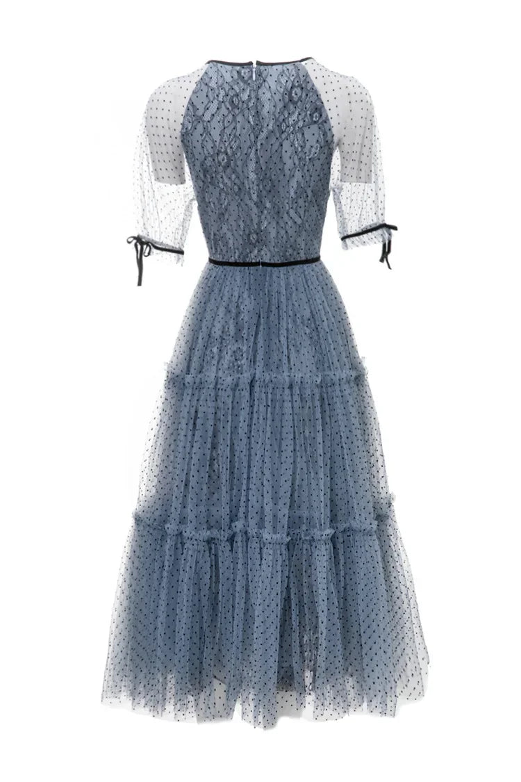 Ashley French Mesh Dress