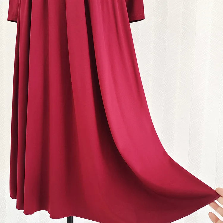 Shiloh Solid Pleated Cross BanquetMaxi Dress 2023