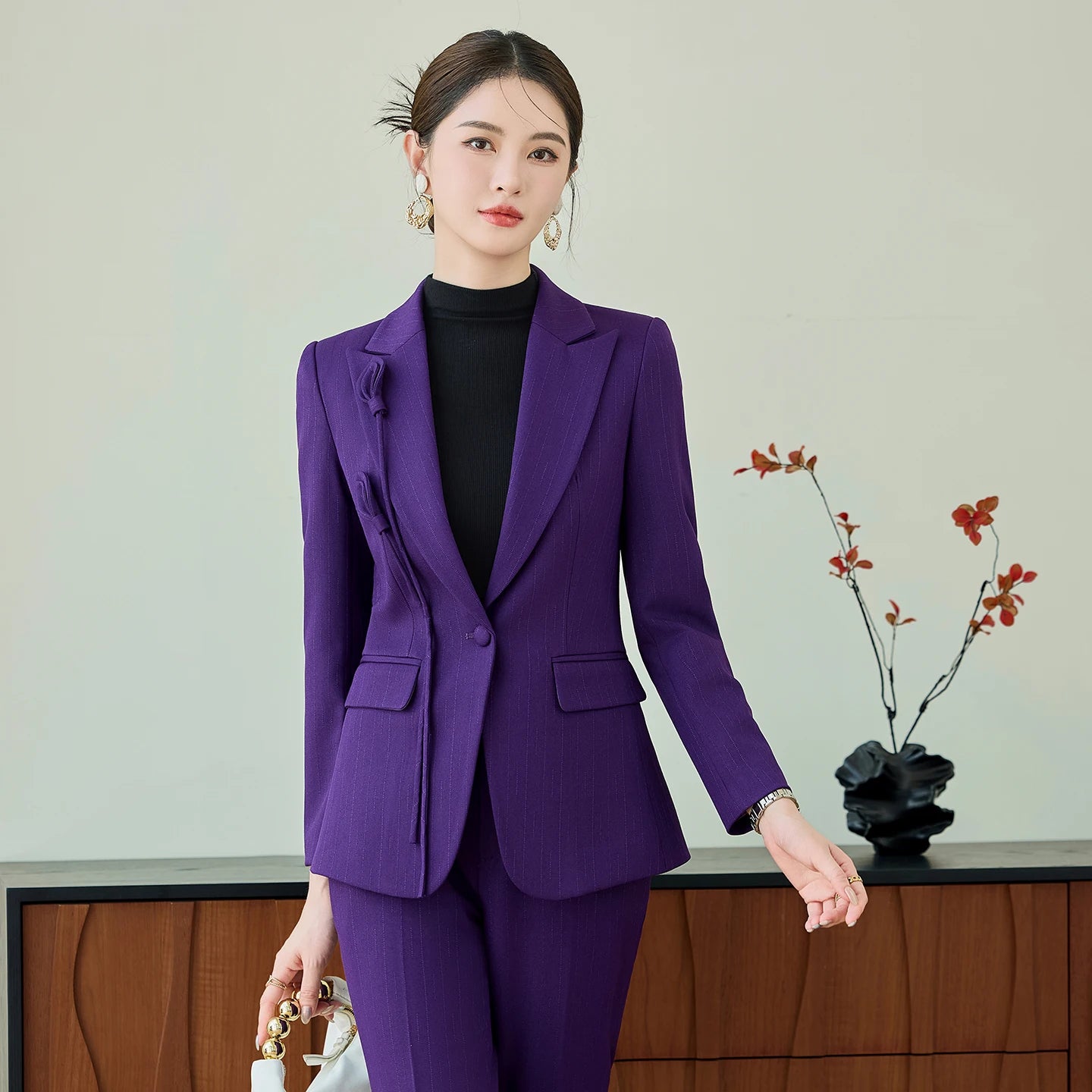 Adele Blazer Suit 2 Piece Set
