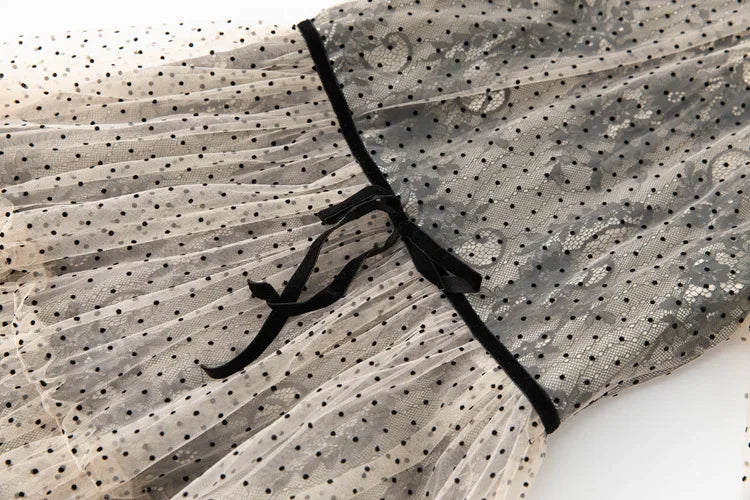 Ashley French Mesh Dress