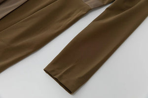 Lana V-Neck Long Sleeve Ruffles Pencil Dress
