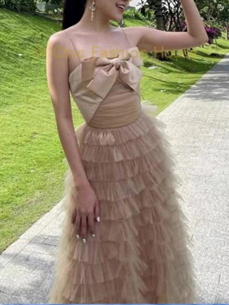 Farah High Waist Sleeveless Elegant Dress