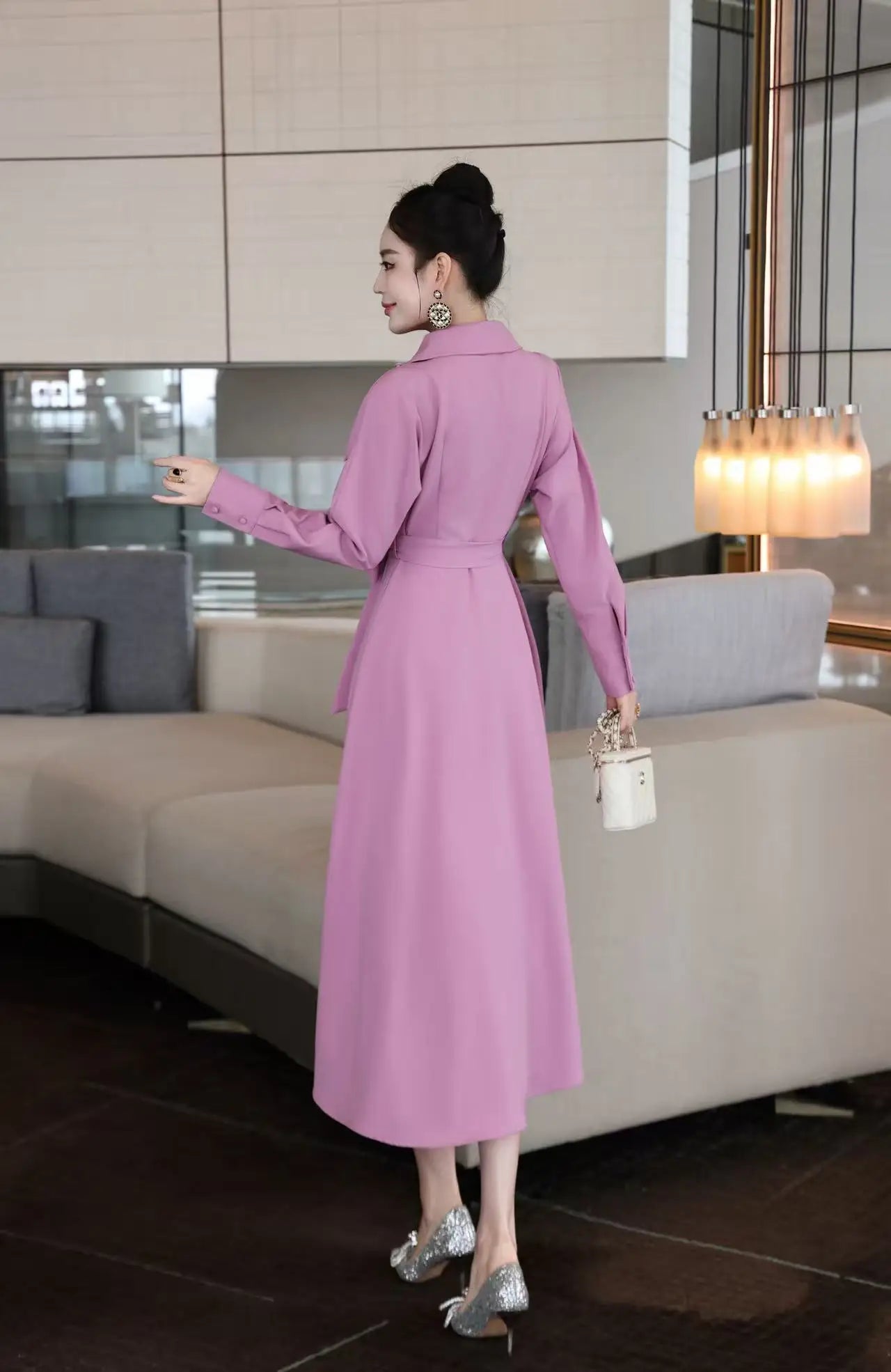 Celine Autumn Midi Dress