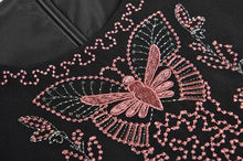 Load image into Gallery viewer, Juliette Sleeveless Butterfly Embroidery Vintage Slim A-LINE Long Dress