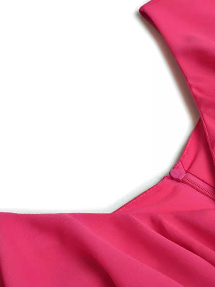 فستان حورية البحر أنيق للحفلات بأكمام على شكل فراشة ورقبة على شكل حرف V من Myla