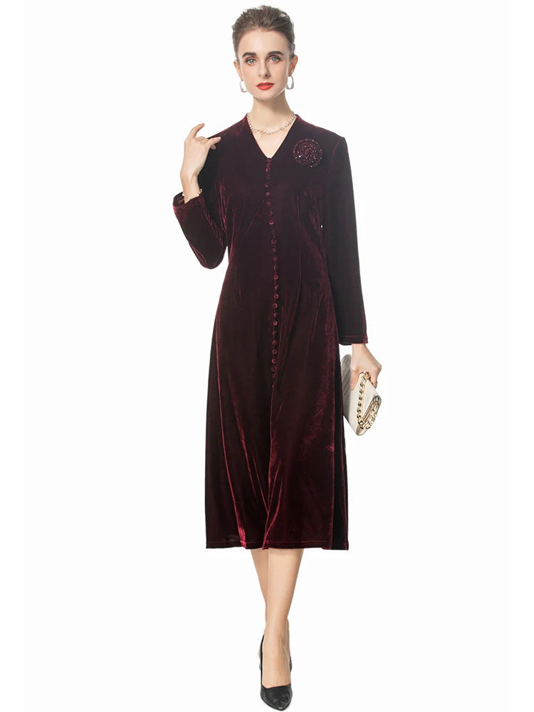 Journi  Vintage Velvet Dress